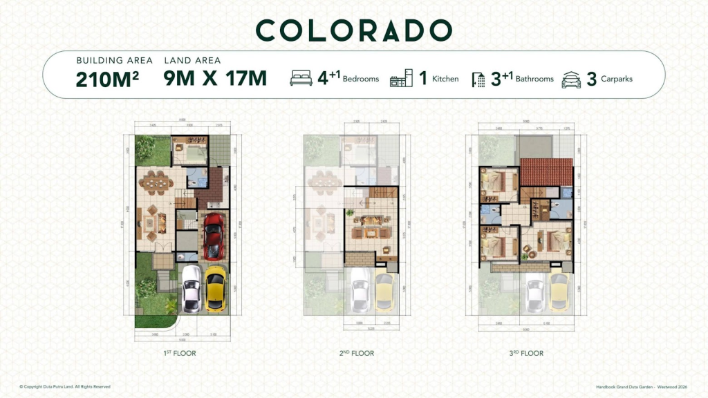 layout westwood tipe colorado 9x17
