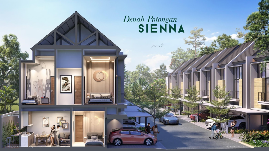 denah potongan sienna westwood