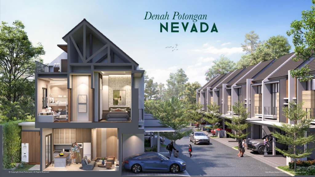 denah potongan nevada westwood